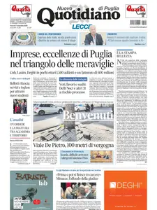 Quotidiano di Puglia Lecce - 7 Novembre 2025