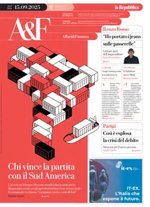 la Repubblica Affari & Finanza - 15 Settembre 2025