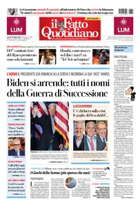 Il Fatto Quotidiano - 22 Luglio 2024
