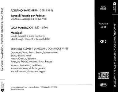 Dominique Visse, Ensemble Clément Janequin - Adriano Banchieri: Barca di Venetia per Padova (1990)