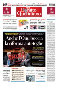 Il Fatto Quotidiano - 30 Ottobre 2025