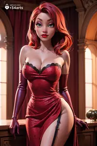Jessica Rabbit (AI Generated)
