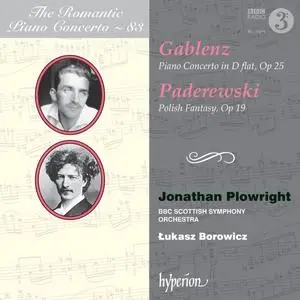 Jonathan Plowright - Gablenz & Paderewski: Piano Concertos (The Romantic Piano Concerto 83) (2021) [Digital Download 24/96]