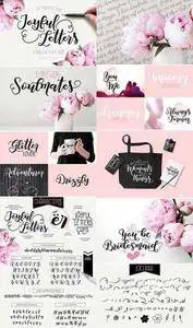 Joyful Letters font duo 1641736