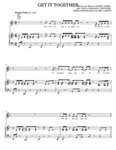 Get It Together - Michael Jackson, The Jackson 5 (Piano-Vocal-Guitar)