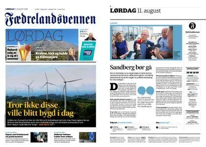 Fædrelandsvennen – 11. august 2018