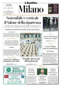 la Repubblica Milano - 26 Agosto 2021