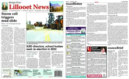 Bridge River Lillooet News – August 31, 2022