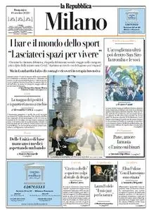 la Repubblica Milano - 18 Ottobre 2020