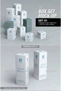 GraphicRiver - MyBox Set Mock-up 01