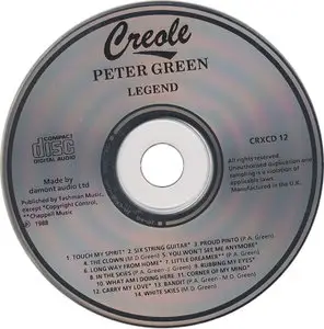 Peter Green - Legend (1988) [Compilation]