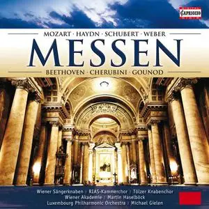 Messen: Mozart, Haydn, Schubert, Weber, Beethoven, Cherubini, Schumann, Kiel, Gounod, Bruckner [10CDs] (2013)