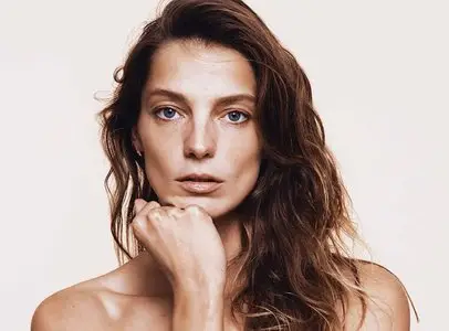 Daria Werbowy topless by Vanmossevelde + N for Marie Claire France March 2016