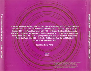 Depeche Mode - Dream On (Remixed Album 2001) (2001)
