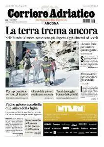 Corriere Adriatico Ancona - 27 Agosto 2016