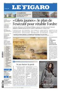 Le Figaro du Mardi 8 Janvier 2019