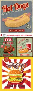 Vectors - Backgrounds with Fastfood 2