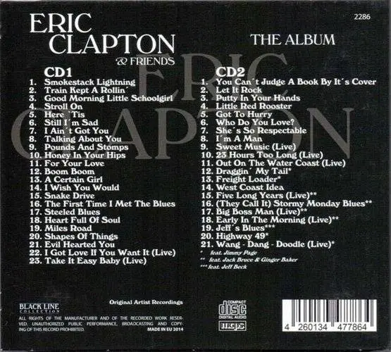 Eric Clapton & Friends - The Album (2CD) (2015) {Black Line Collection}