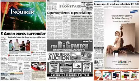 Philippine Daily Inquirer – November 27, 2012