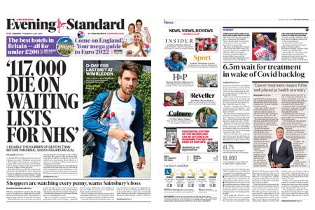 London Evening Standard – July 05, 2022