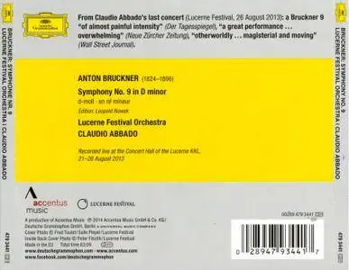 Lucerne Festival Orchestra, Claudio Abbado - Anton Bruckner: Symphony No.9 (2014)