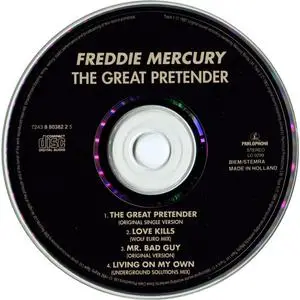 Freddie Mercury - The Great Pretender (Netherlands CD5) (1987) {1993 Parlophone}
