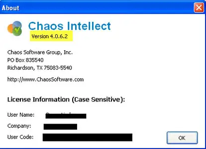 Chaos Software Chaos Intellect v4.0.6.2
