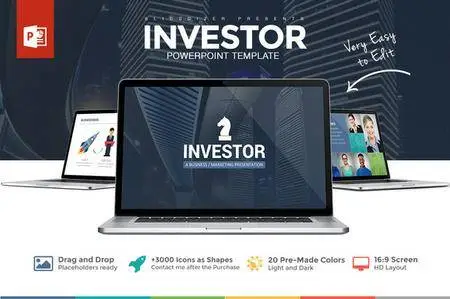 CreativeMarket - Investor Pitch Deck Powerpoint