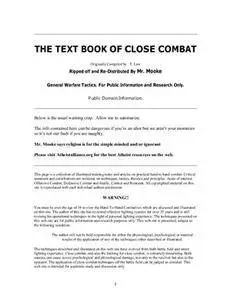 The Text Book of Close Combat