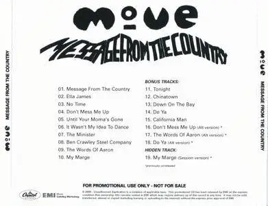 The Move - Message From The Country (1971) {2005, Remastered, Promo}