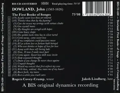 Rogers Covey-Crump, Jakob Lindberg - John Dowland: The First Booke of Songes or Ayres (1990)