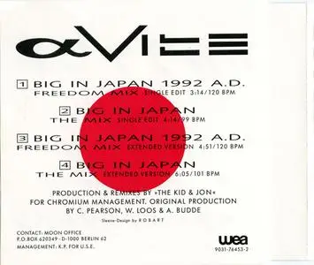 Alphaville - Big In Japan 1992 A.D. (Germany CD5) (1992) {WEA}