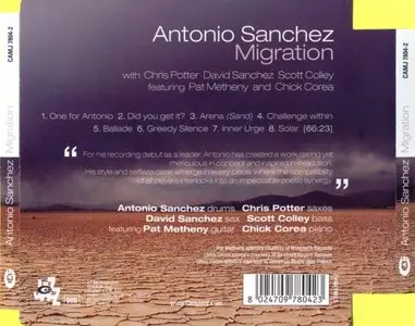Antonio Sanchez - Migration (2007) {CamJazz}