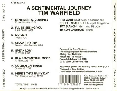 Tim Warfield - A Sentimental Journey (2010)