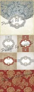 Elegant Vintage Backgrounds Vector