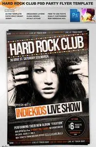 GraphicRiver - Indiekids - Hard Rock Indie Club PSD Party Flyer