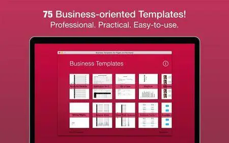 Business Templates (for Pages and Numbers) 2.0.1 Mac OS X