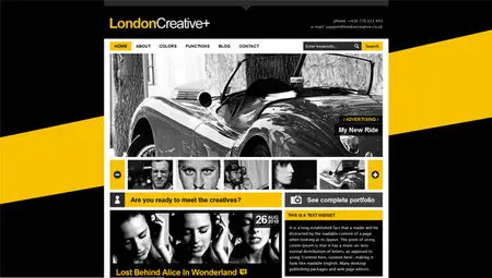 London Creative + (Portfolio & Blog WP Theme)