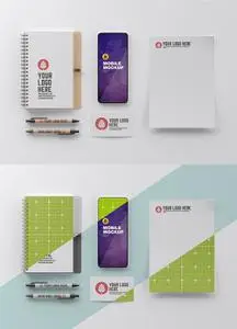 Office Stationery Mockup 548539561