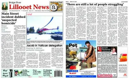 Bridge River Lillooet News – March 23, 2022