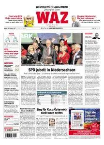 WAZ Westdeutsche Allgemeine Zeitung Essen-Steele/Kray - 16. Oktober 2017
