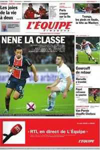 L'Equipe du Dimanche 30 Octobre 2011