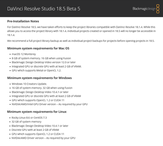 Blackmagic Design DaVinci Resolve Studio 18.5b5