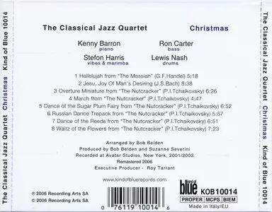 The Classical Jazz Quartet - Christmas (2001) {Kind Of Blue 10014}