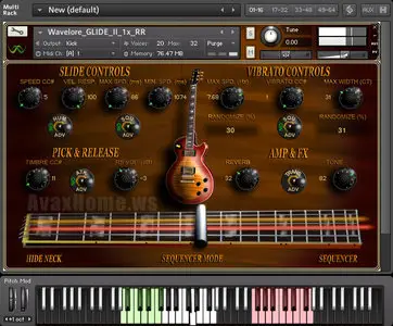 Wavelore Glide II Electric Slide Guitar 1x RR KONTAKT DVDR