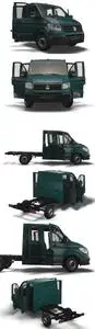 VW Crafter Chassis DoubleCab L1 HQInterior 2023 Model