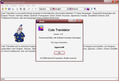 AuthorSoft Cute Translator v3.32