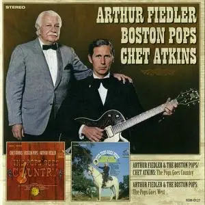 Arthur Fiedler / Boston Pops / Chet Atkins - The Pops Goes Country / The Pops Goes West (2013) {Remastered}