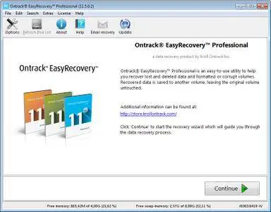 Ontrack EasyRecovery Professional 11.5.0.2 (x86/x64) Multilingual Portable