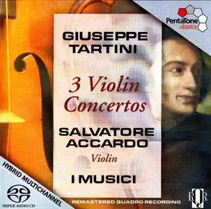 Salvatore Accardo, I Musici - Giuseppe Tartini: 3 Violin Concertos (1973/2010) [SACD] PS3 ISO